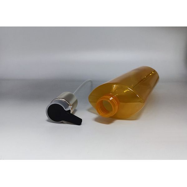 230ml PET Boston Shampoo Plastic Pump Bottle With Lotion Pump