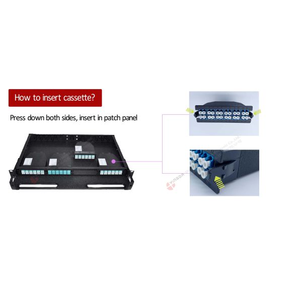 MTP MPO Cable 12 Fiber Cassette with MPO Male Female LC Connector For Patch Panel