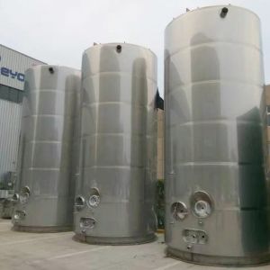 China Food Grade Stainless Steel Refrigerated Milk Silo Tank 500ton 1000ton on sale