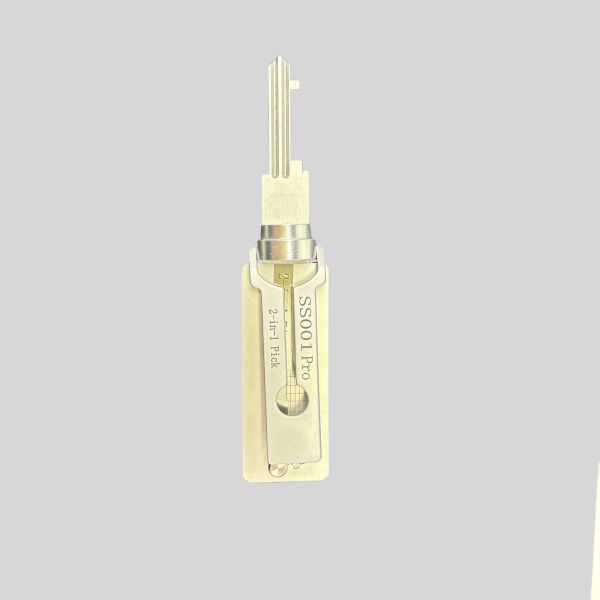 2 In1 Practice Padlock Set 2pcs Stainless Steel Lock Pick Set or House Lock And Decoder