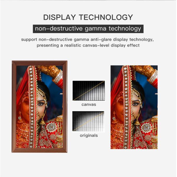 32 wall mounted digital signage digital picture frame advertising player