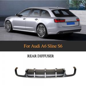 China Carbon Fiber S6 Rear Bumper Lip for Audi S6 A6 C7 SLINE 5-Door Avant 16-18 on sale