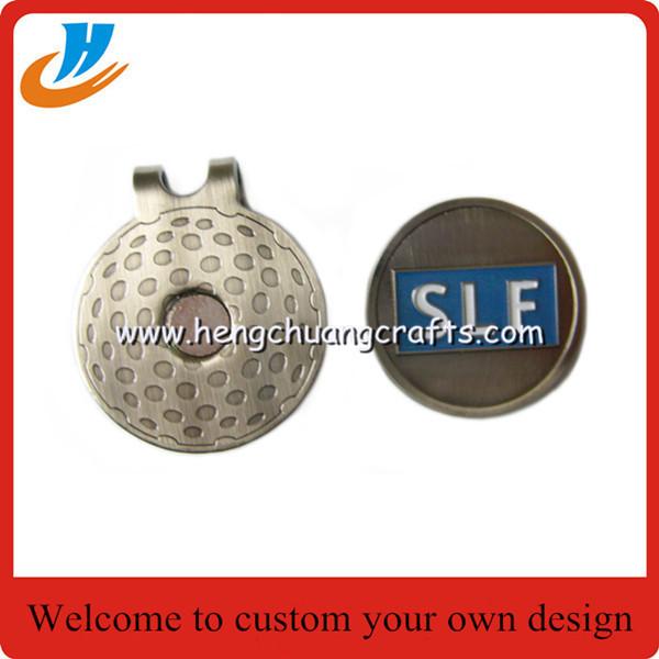 Custom Magnetic Golf Ball Marker, Hat Clip/Golf accessory wholesale