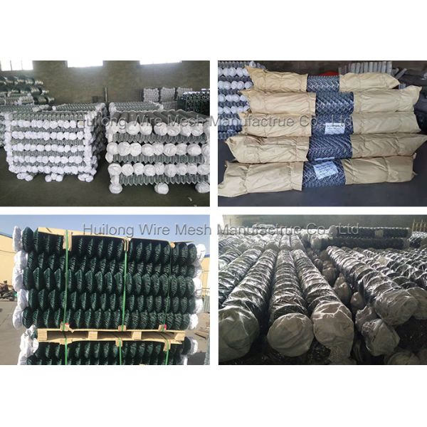 Philippines Standard 50X50mm Chain Link Wire Fence , 2.5mm Cyclone Mesh Fencing