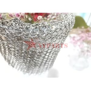 Cheap Stainless Steel Square Shape Chain Mail Cast Iron Scrubber wholesale