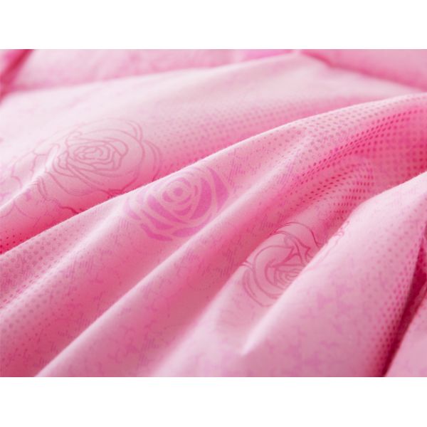 300 Thread Solid Printed Polyester 160*220cm Fiber Quilts