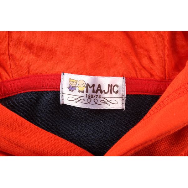 Kids Casual Pure Cotton Terry Cloth Hoodie For Autumn