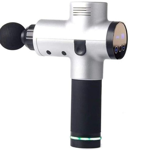 Red White Electric Portable Cordless Deep Muscle Massage Gun Home Fitness Equipment