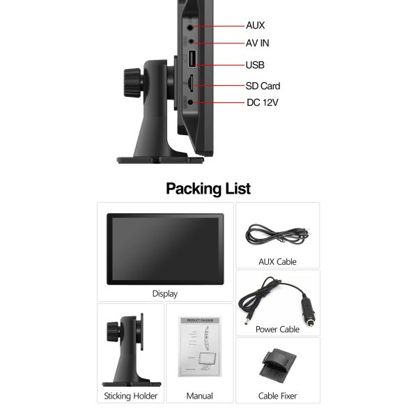 Universal 9 inch Car Radio Multimedia Video Player Wireless CarPlay Android Auto Touch Screen VW Nissan Toyota