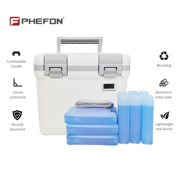 6L Medical Vaccine Cooler Box Insulated For Cold Chain Transportation