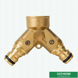 Cheap Customized Garden Hose Pipe Fittings Garden Water Inlet Joint Hose Tap Pipe Two Ways Connector wholesale