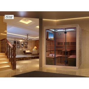 Purely Dry Solid Wood Wet Steam Sauna Room