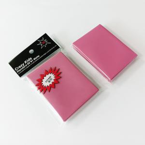 Pink Trading Card Protector MTG / Naruto / Pokemon Card Sleeves 63X88mm Fit