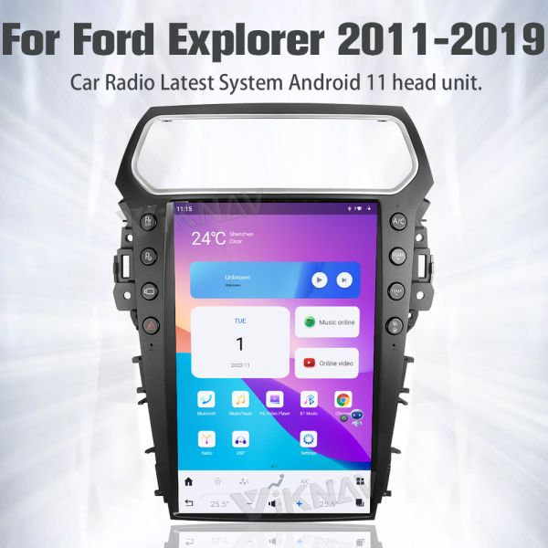 Multimedia Car Radio For Ford Explorer 11 - 19 GPS Navigation Android 11
