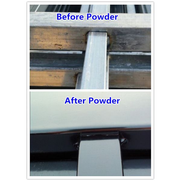 2.1mx2.4m Australia Black Heavy Duty Welded Security Garrison Steel Picket Fencing/Garrison Fence Panel