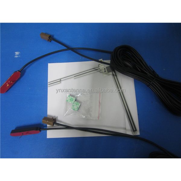 High Gain Window Car GPS Antenna L-type VHF UHF GT Film for GPS Tracker on Car Window