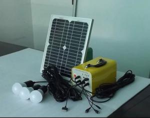 Cheap Hot design 2015~ Mini solar power system 10W for DC and USB output with LED lighting, DC fan, mobile  charging wholesale