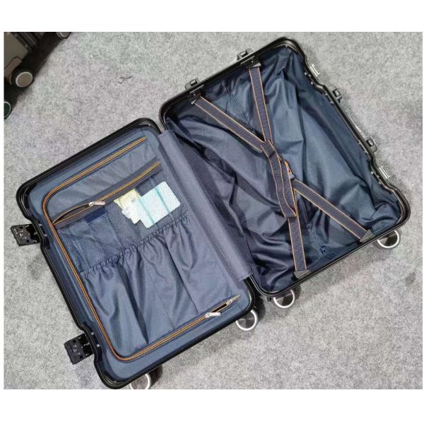 Bright Color ABS+PC Aluminum Handle Luggage Price High Quality Newest Luggage Trolley Bags Hot Sell Business Trip Luggag