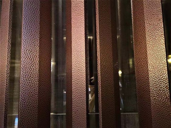 Custom Designs DIY Textured Hammered Metal Sheet Handcrafted Hammered Stainless Steel Sheet