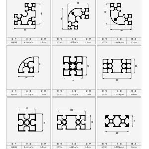 V Slot Extrusion Aluminum Profiles Powder Coating Aluminium Trim Profiles
