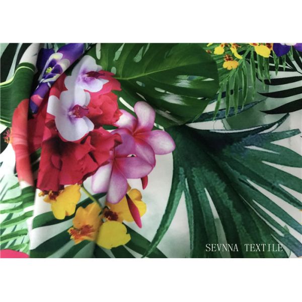 Digital Print Sport Bra Fabric Warp Knitted Repreve Workout Fitness Clothes Lycra Material