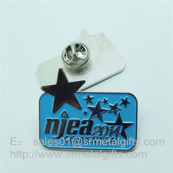 color filled metal lapel pins