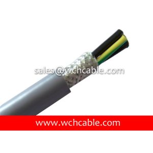 China UL20730 Pure Copper Shielded Cable PUR Jacket Rated 60C 150V on sale