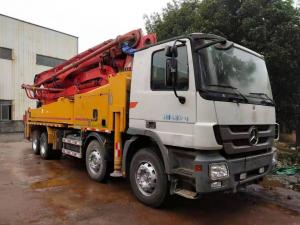Cheap 49m Used 2012 Putzmeister Pump Truck 331KW With Mercedes Benz Chassis wholesale