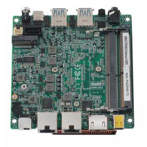 China 11th Intel Nano Motherboard I7-1165G7 2 Lan Mini DP 4K Display RS232 COM on sale