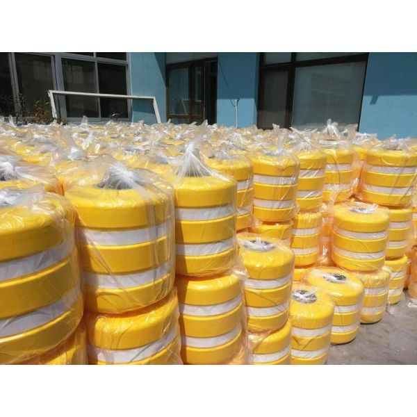 Road Traffic Safety ISO Standard PU and PVC Safety Roller Guard Rail Rolling Barrier