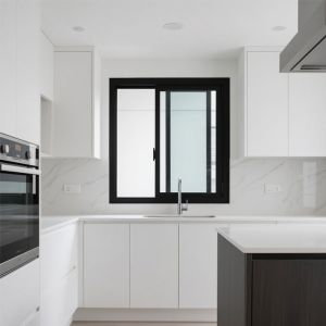 Aluminum Sliding Window 1.2mm Frame Soundproof Modern Design