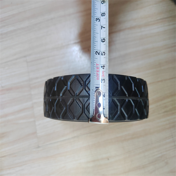 Durable 6 Inch Hard Rubber Wheels Barrow Gas Lawn Mower Rubber Wheel