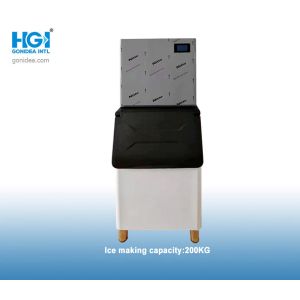 R600a 200kg/ 24h Commercial Ice Block Making Machine Cube Ice Maker 1100W