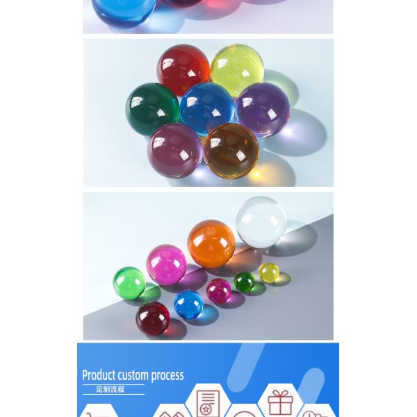 Customize clear acrylic balls large acrylic sphere Resin Colorful Balls Home Decor Acrylic Ball