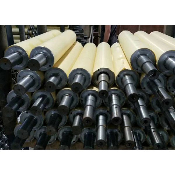 Customized Industrial Machine Parts Silicone Antistatic Shaft Polyurethane Roller