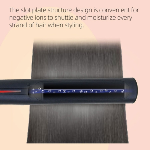 EMC Ceramic Hair Straightener Flat Irons Dual Heating Ceramic Plate Straightener