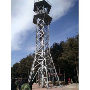 Galvanized Steel Prefabricated Firewatch Lookout Tower