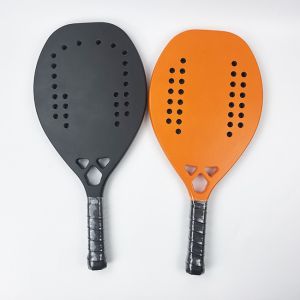 Professional Carbon Fiber Tennis Paddle Racket Fiberglass Beach Game