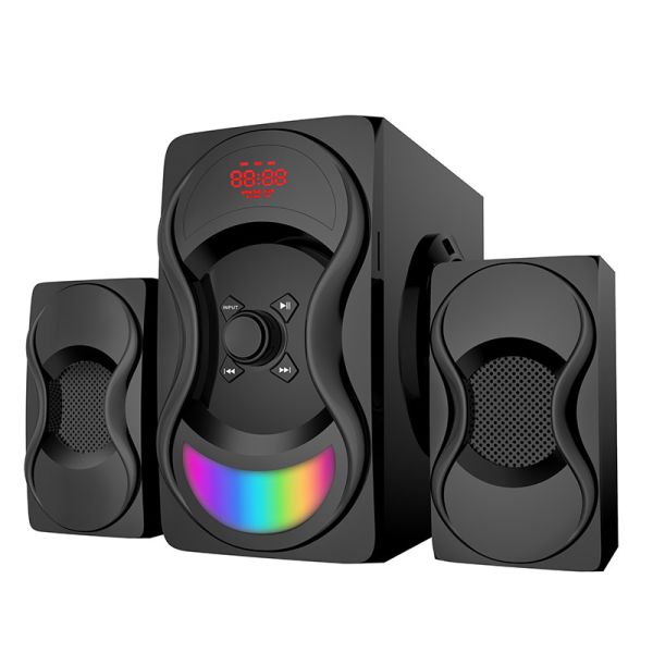 5.25 Inch Subwoofer Laptop Speakers With 30W Power RGB Light
