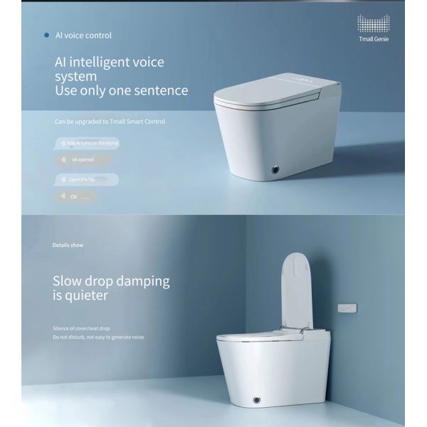 3/6L Intelligent Smart Toilet Fully Automatic S Trap Toilet Suite Sanitary Ware