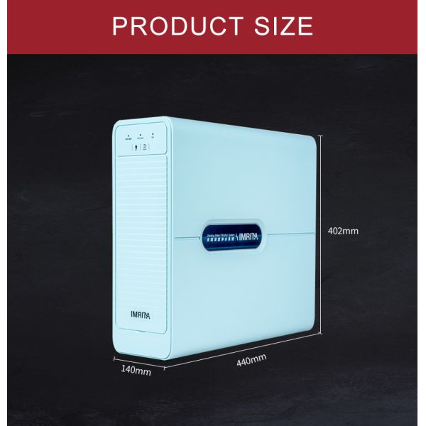 0.1-0.4Mpa Kitchen RO Water Purifier , CE Reverse Osmosis Water Purification Machine