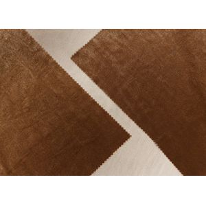 320GSM Micro Velvet Fabric / 92% Polyester Velvet Fabric for Home Textile Bronze