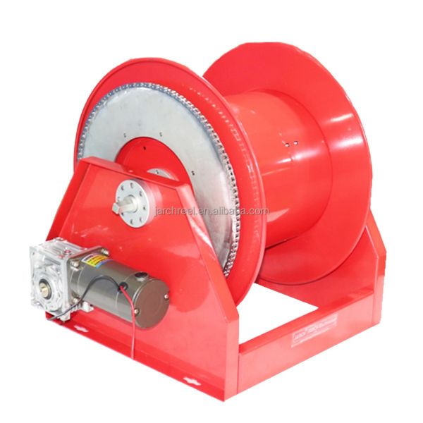 retractable high pressure industrial robot cable reel hose reel oil hose 49cm STEEL DRUM