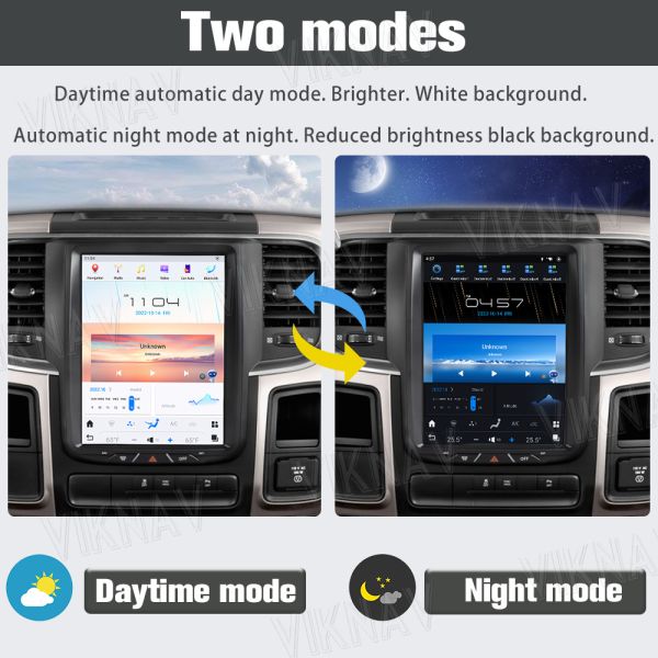 8 Core 10.4'' Android Car Radio Player For Dodge Ram 1500 2013 - 2018