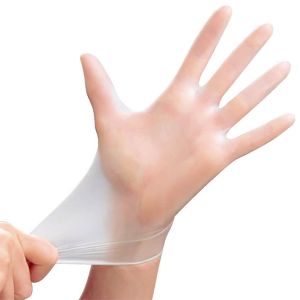 China Non Medical Food Grade Powder Free Disposable Vinyl Gloves on sale