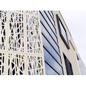 Villa Soundproof Aluminium Curtain Wall Cladding Double Glazed