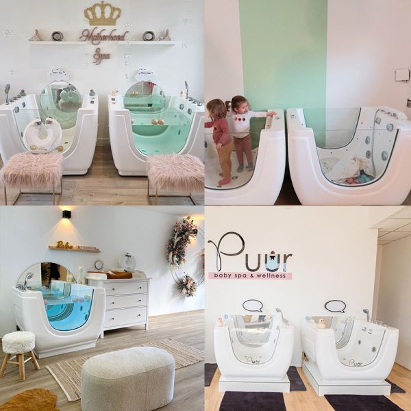 Acrylic Baby SPA Bathtub Ozone Disinfection Freestanding Thermostatic