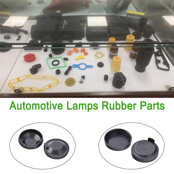 Rubber Accessories Automotive Lamps Rubber Parts Black Epdm Car Headlight Rubber Cover