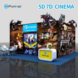 Cheap Electric 7D 5D Cinema Simulator For Home Theater With Leg Sweep wholesale