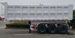 China 9.4M Rear Dump Semi Trailer Truck With 3 Axles And 28T TFOC Landing Leg on sale
